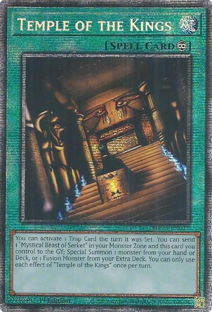 Temple of the Kings MP25-EN017 card from 2025 Mega-Pack