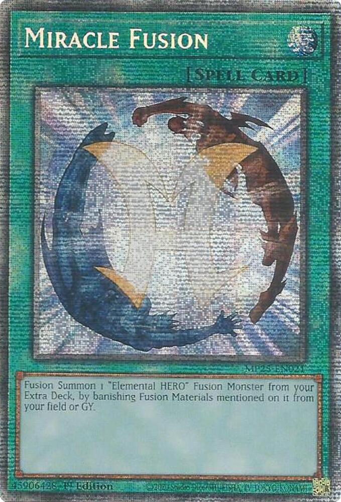 Miracle Fusion MP25-EN021 card from 2025 Mega-Pack