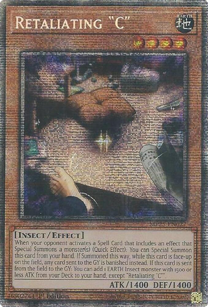 Retaliating "C" MP25-EN027 card from 2025 Mega-Pack
