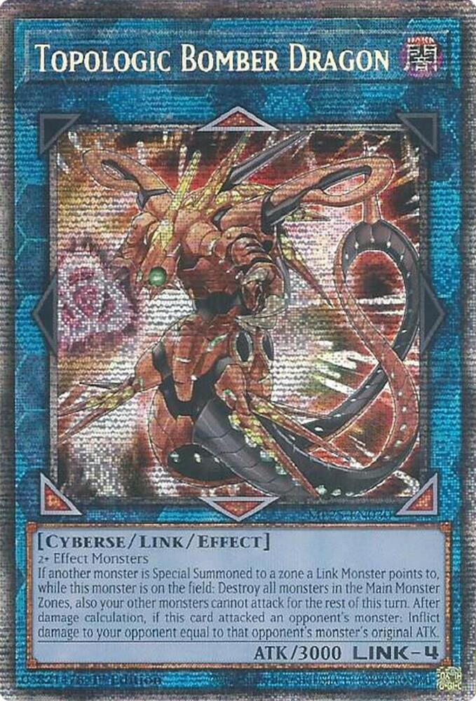Topologic Bomber Dragon MP25-EN030 card from 2025 Mega-Pack