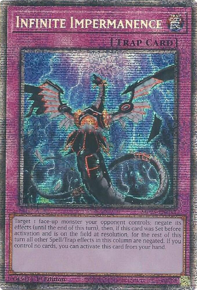 Infinite Impermanence MP25-EN032 card from 2025 Mega-Pack