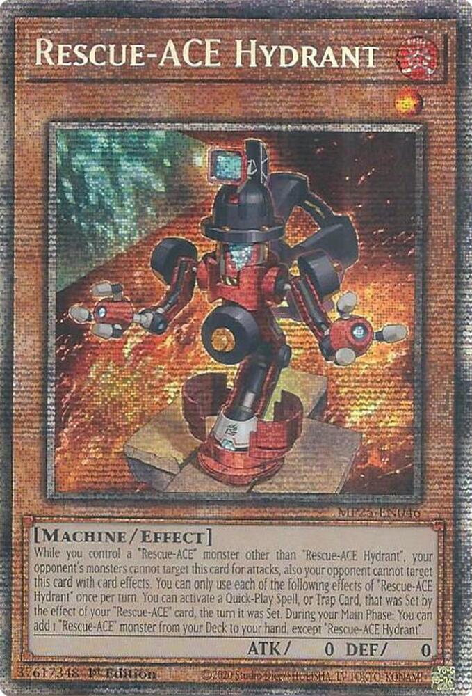 Rescue-ACE Hydrant MP25-EN046 card from 2025 Mega-Pack