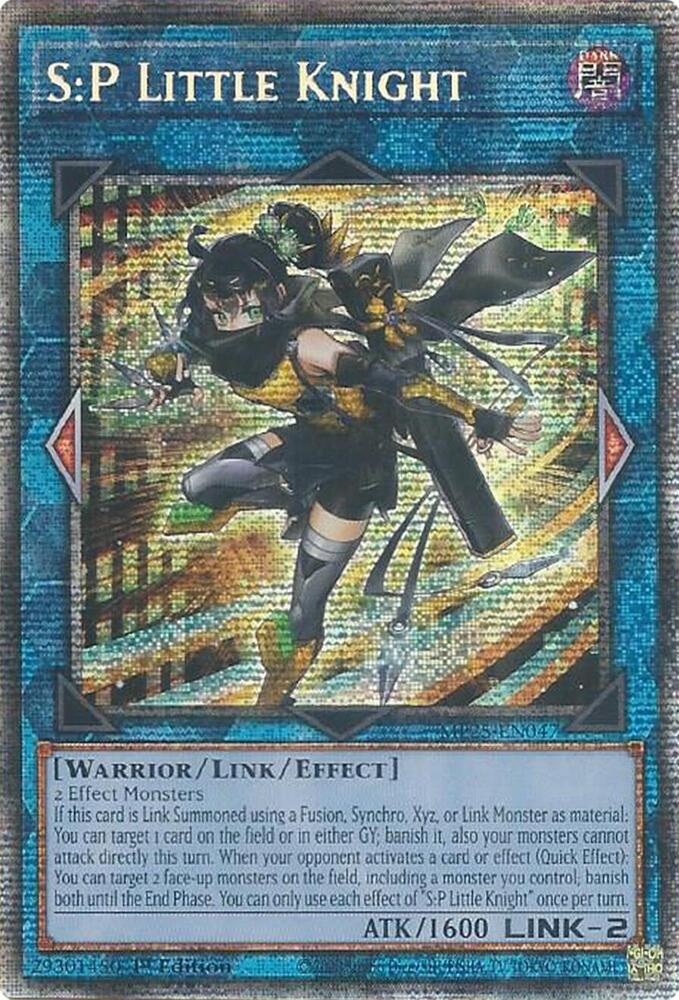 S:P Little Knight MP25-EN047 card from 2025 Mega-Pack