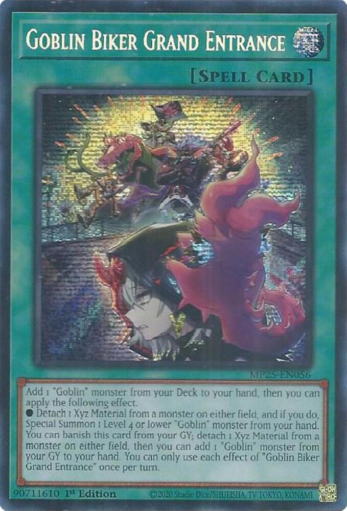 Goblin Biker Grand Entrance MP25-EN056 card from 2025 Mega-Pack
