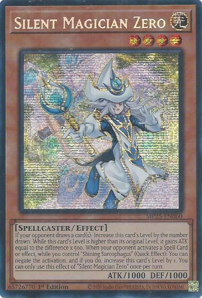 Silent Magician Zero MP25-EN060 card from 2025 Mega-Pack