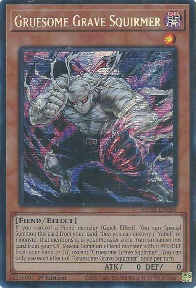 Gruesome Grave Squirmer MP25-EN065 card from 2025 Mega-Pack