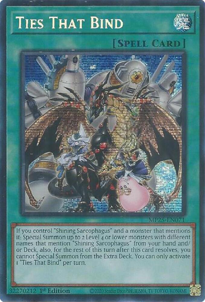 Ties That Bind MP25-EN071 card from 2025 Mega-Pack