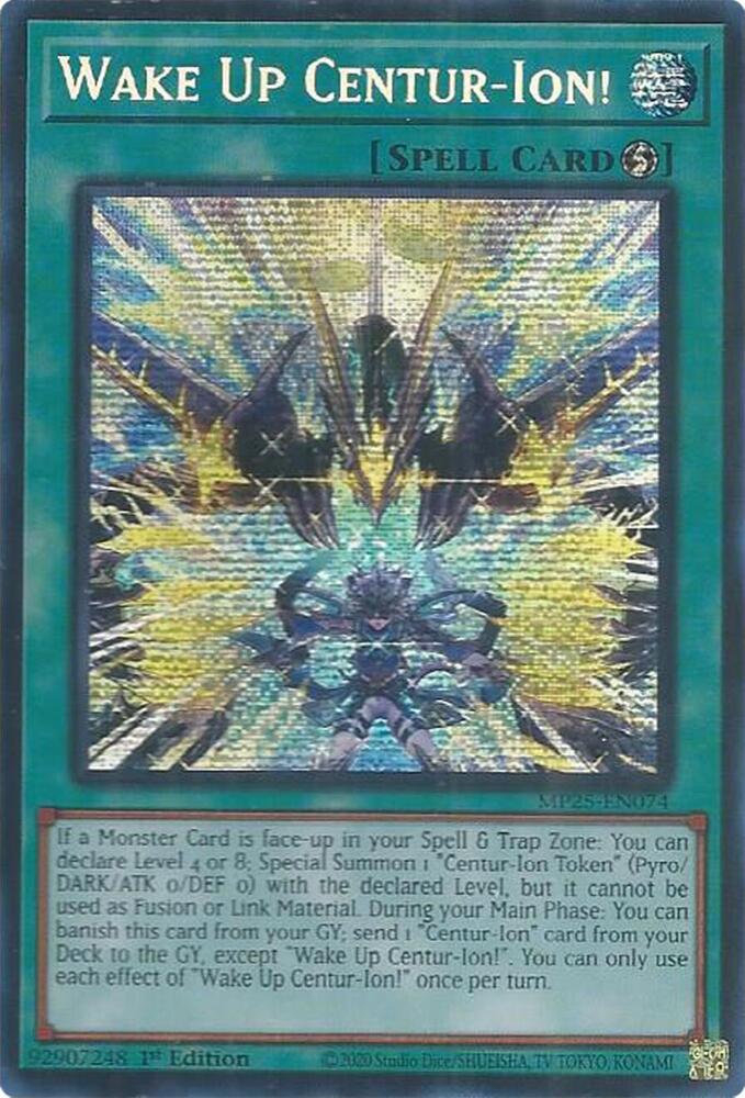 Wake Up Centur-Ion! MP25-EN074 card from 2025 Mega-Pack