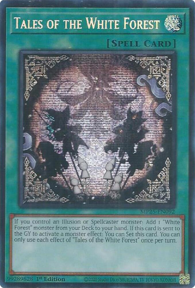 Tales of the White Forest MP25-EN092 card from 2025 Mega-Pack