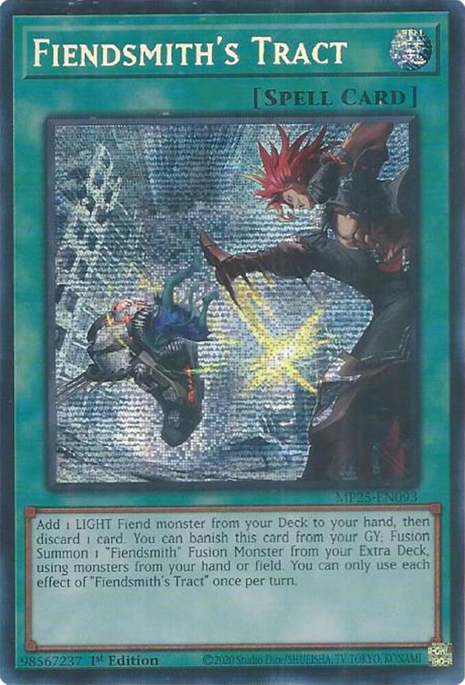 Fiendsmith's Tract MP25-EN093 card from 2025 Mega-Pack