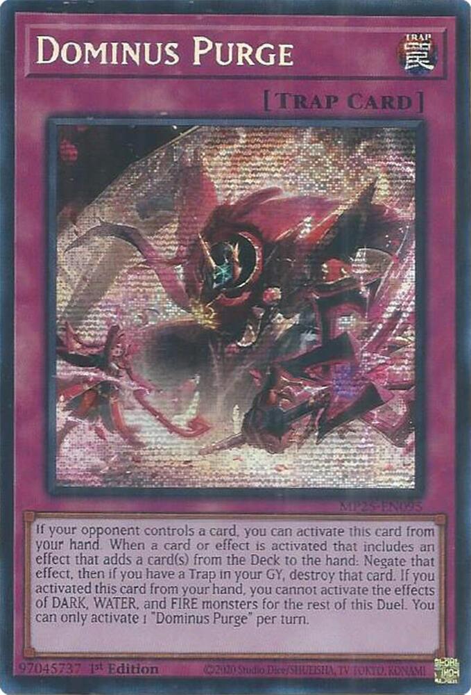 Dominus Purge MP25-EN095 card from 2025 Mega-Pack