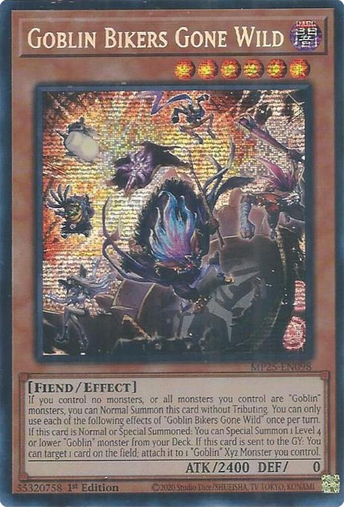 Goblin Bikers Gone Wild MP25-EN098 card from 2025 Mega-Pack