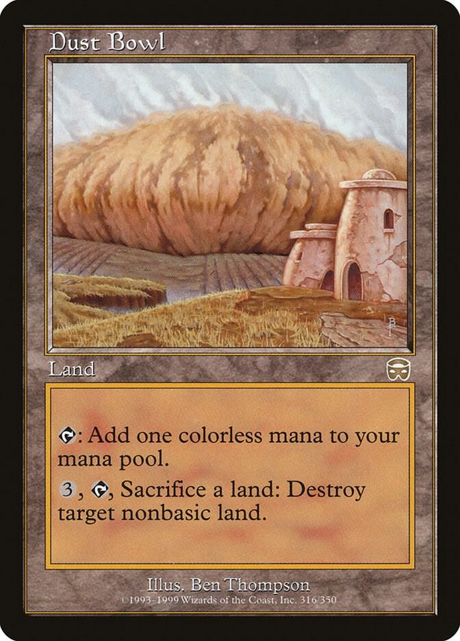 Dust Bowl 316 card from Mercadian Masques