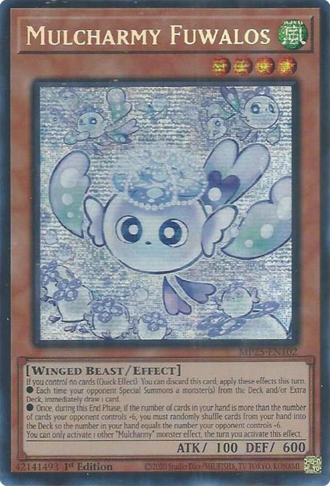 Mulcharmy Fuwalos MP25-EN102 card from 2025 Mega-Pack