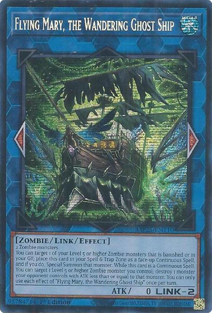 Flying Mary, the Wandering Ghost Ship MP25-EN110 card from 2025 Mega-Pack