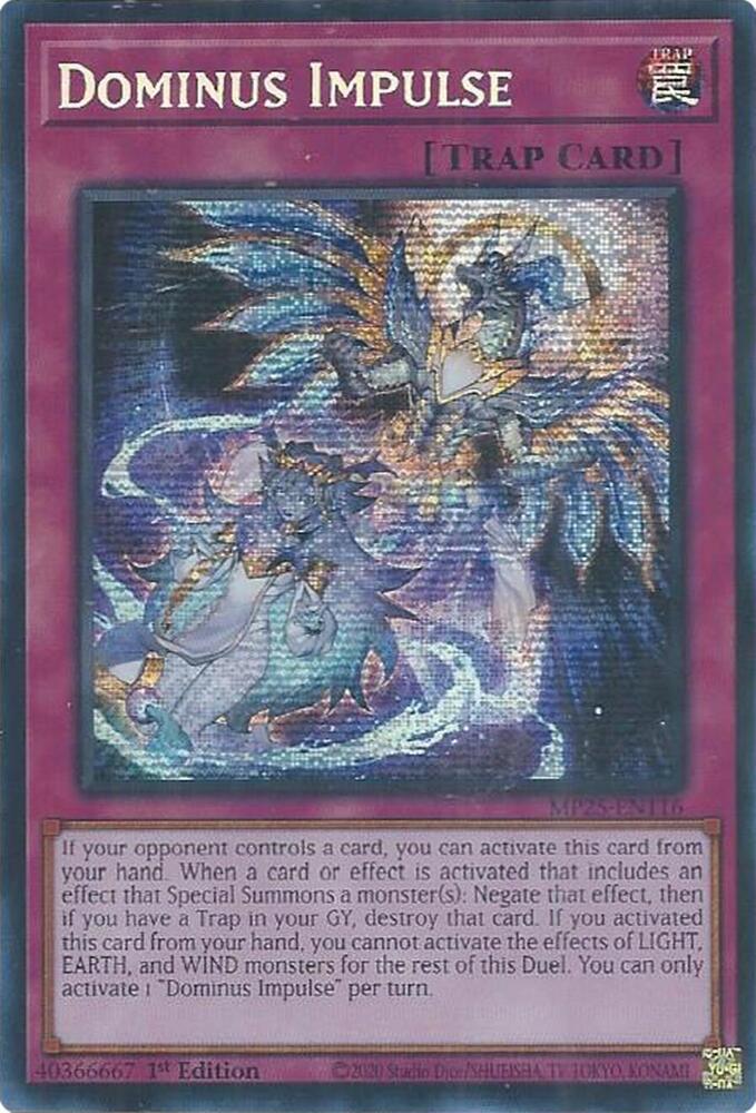 Dominus Impulse MP25-EN116 card from 2025 Mega-Pack