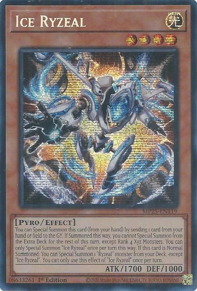 Ice Ryzeal MP25-EN119 card from 2025 Mega-Pack