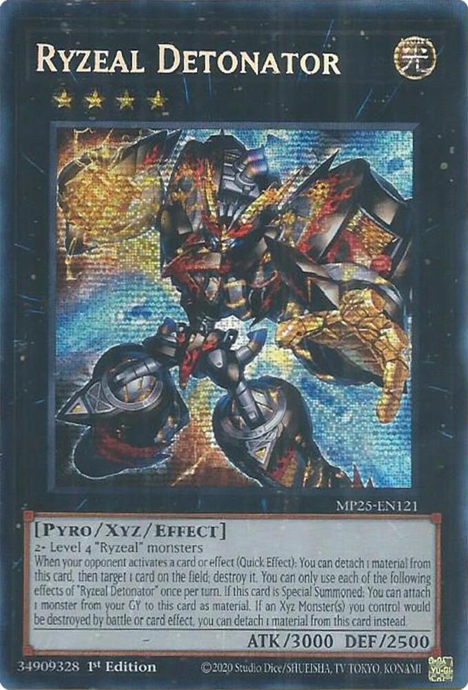 Ryzeal Detonator MP25-EN121 card from 2025 Mega-Pack