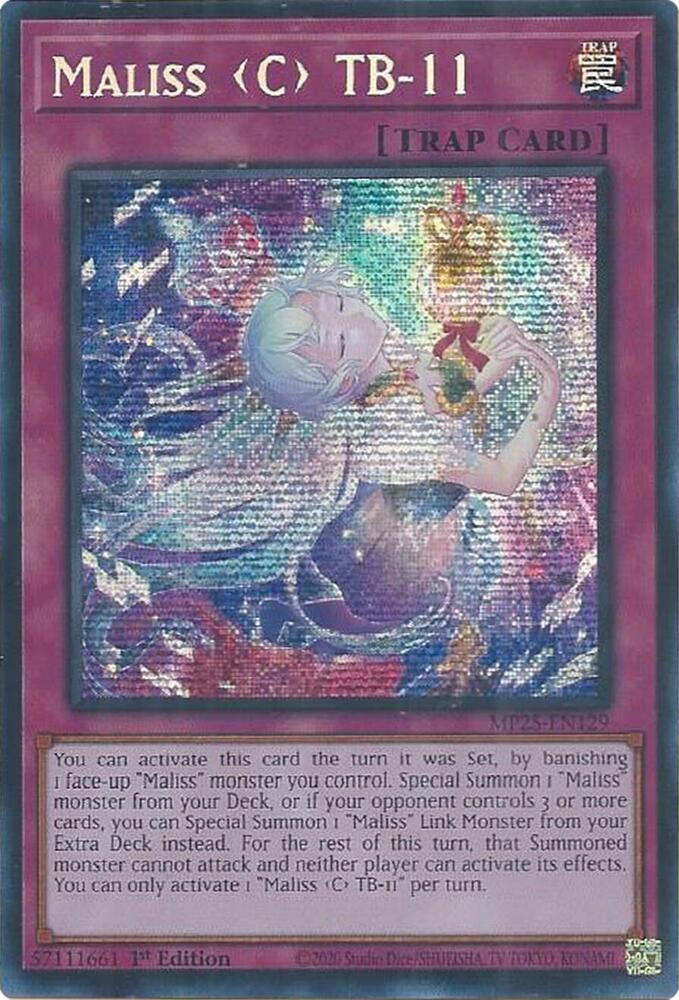 Maliss C TB-11 MP25-EN129 card from 2025 Mega-Pack