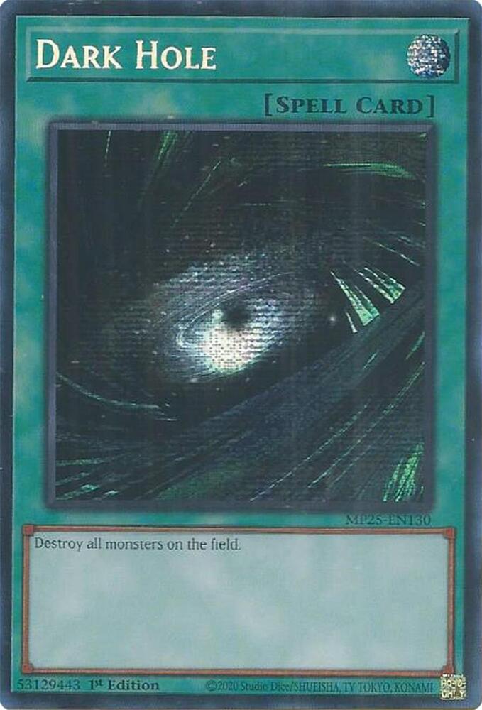 Dark Hole MP25-EN130 card from 2025 Mega-Pack