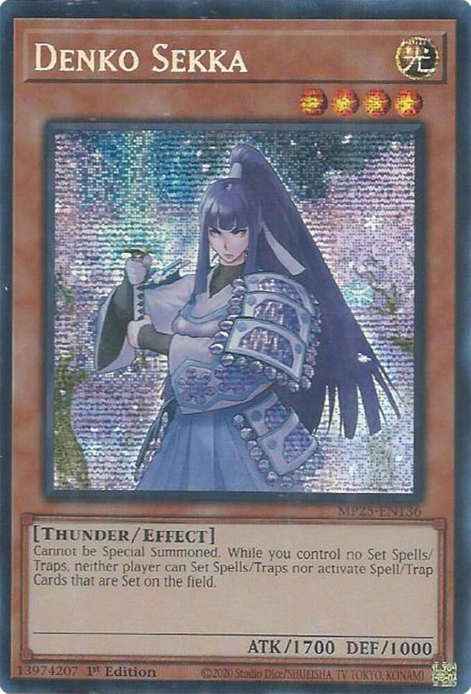 Denko Sekka MP25-EN136 card from 2025 Mega-Pack