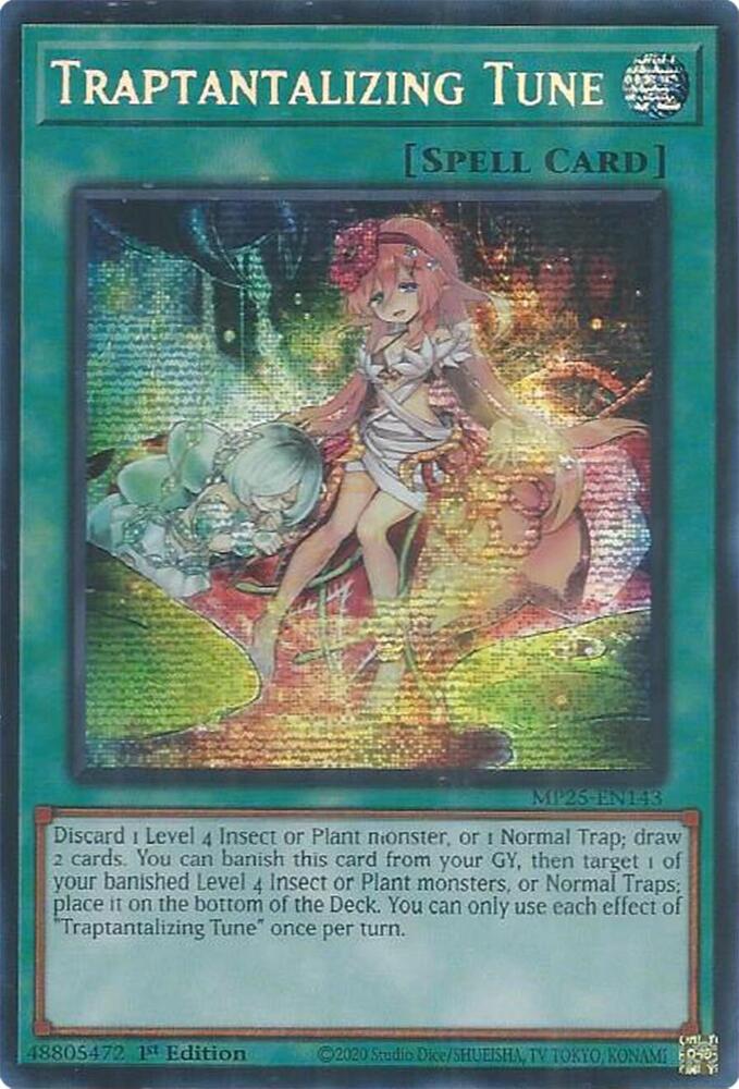 Traptantalizing Tune MP25-EN143 card from 2025 Mega-Pack