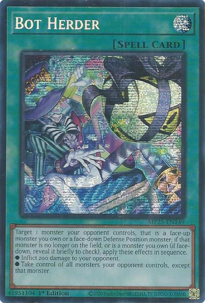 Bot Herder MP25-EN149 card from 2025 Mega-Pack