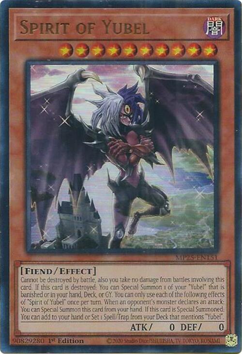 Spirit of Yubel MP25-EN151 card from 2025 Mega-Pack