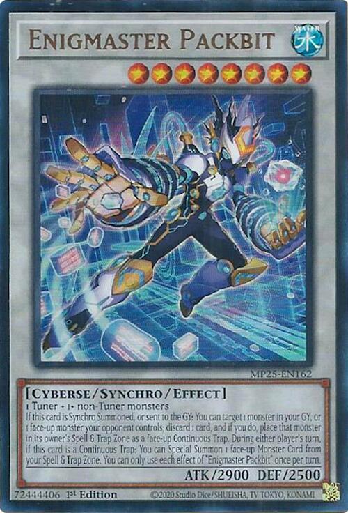 Enigmaster Packbit MP25-EN162 card from 2025 Mega-Pack