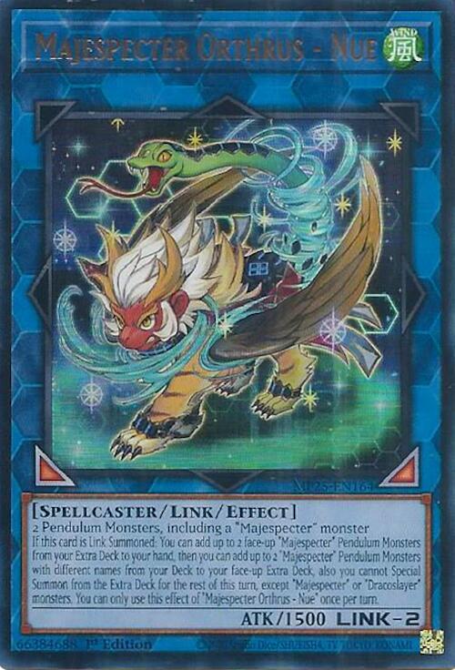 Majespecter Orthrus - Nue MP25-EN164 card from 2025 Mega-Pack