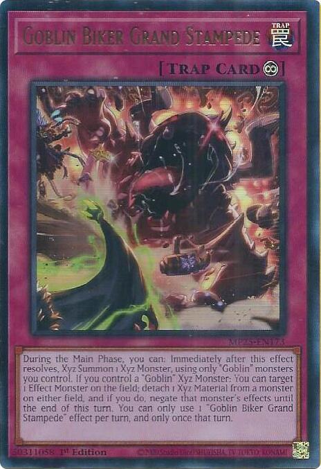 Goblin Biker Grand Stampede MP25-EN173 card from 2025 Mega-Pack