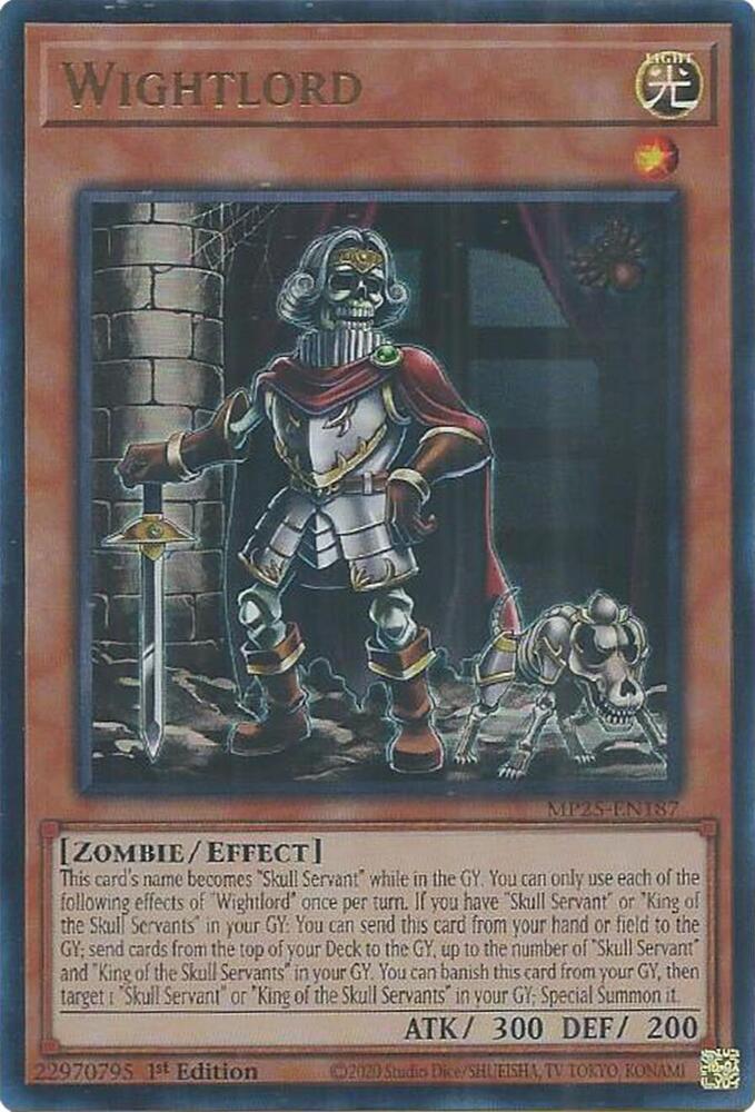 Wightlord MP25-EN187 card from 2025 Mega-Pack