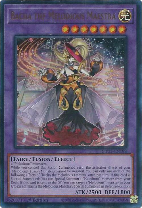Bacha the Melodious Maestra MP25-EN188 card from 2025 Mega-Pack