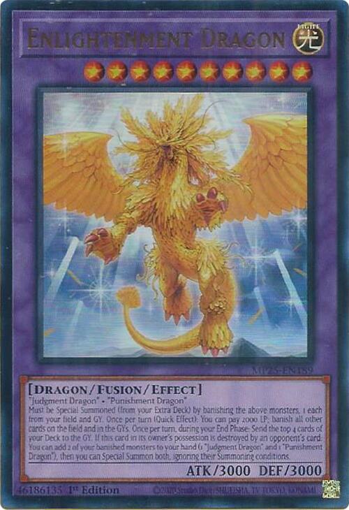 Enlightenment Dragon MP25-EN189 card from 2025 Mega-Pack