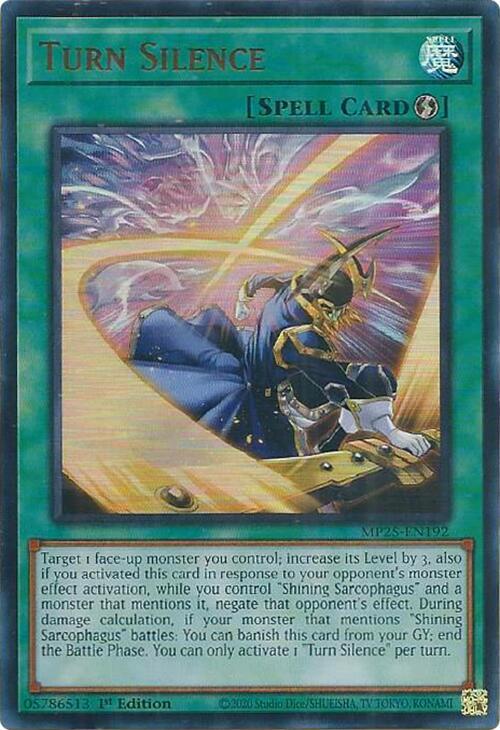 Turn Silence MP25-EN192 card from 2025 Mega-Pack
