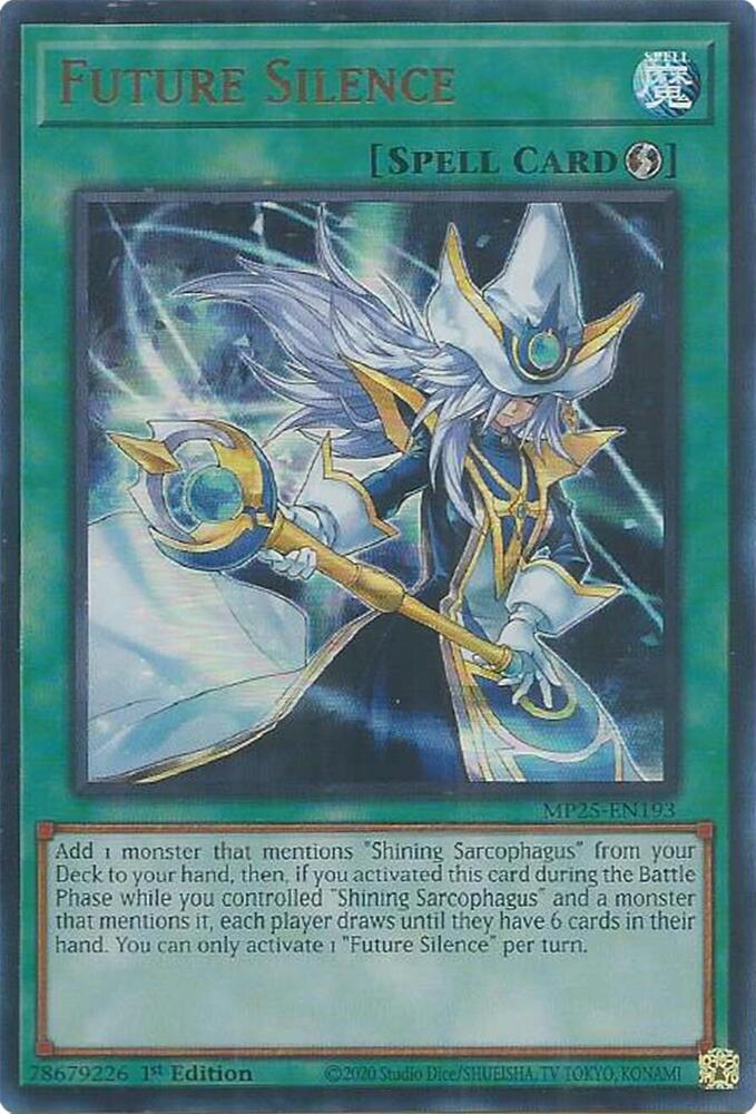 Future Silence MP25-EN193 card from 2025 Mega-Pack