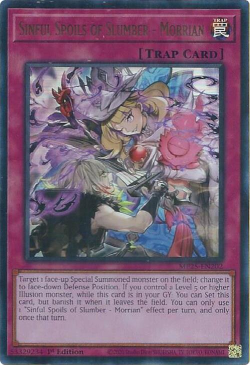 Sinful Spoils of Slumber - Morrian MP25-EN202 card from 2025 Mega-Pack