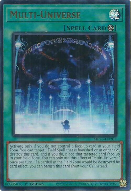 Multi-Universe MP25-EN203 card from 2025 Mega-Pack