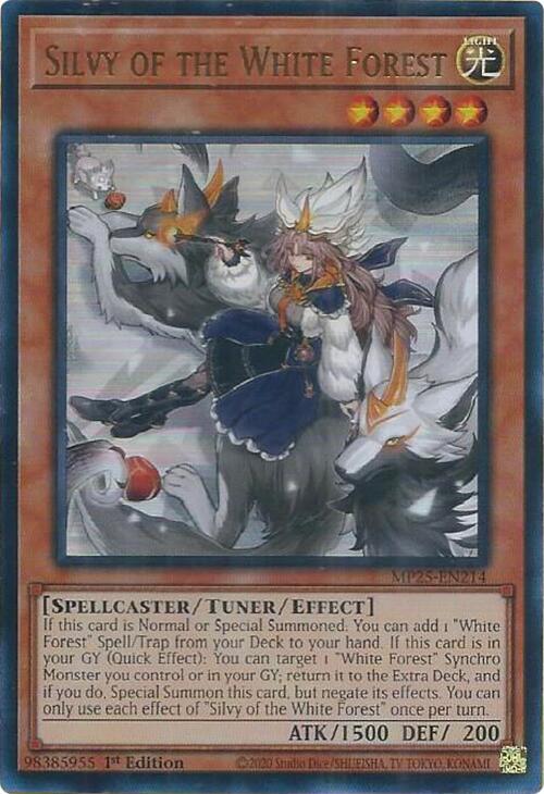 Silvy of the White Forest MP25-EN214 card from 2025 Mega-Pack