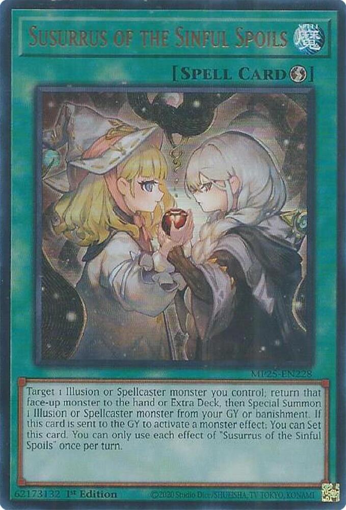 Susurrus of the Sinful Spoils MP25-EN228 card from 2025 Mega-Pack