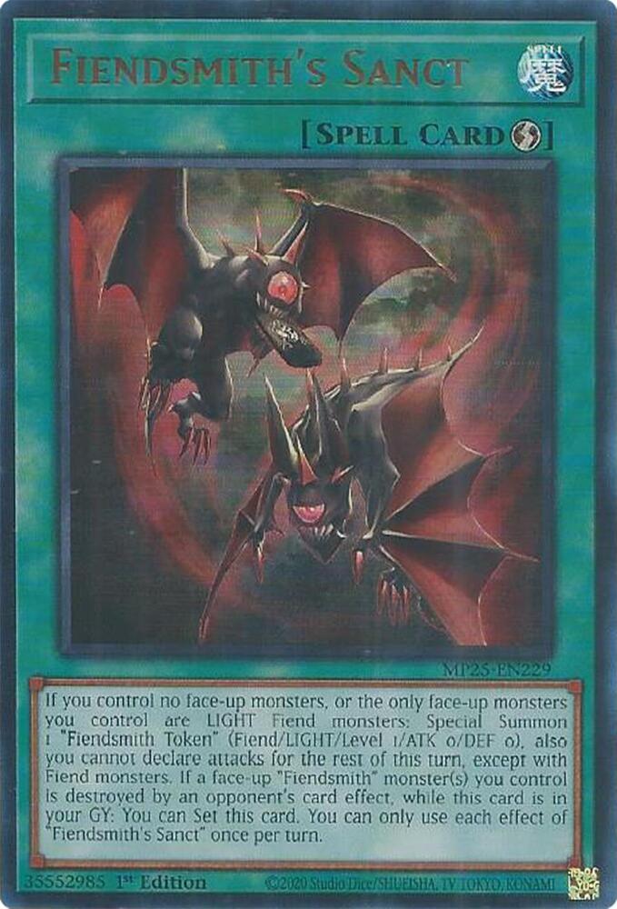 Fiendsmith's Sanct MP25-EN229 card from 2025 Mega-Pack