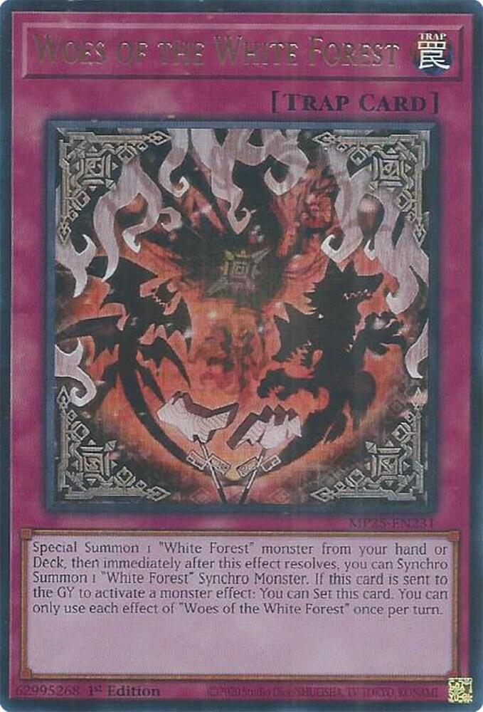 Woes of the White Forest MP25-EN231 card from 2025 Mega-Pack