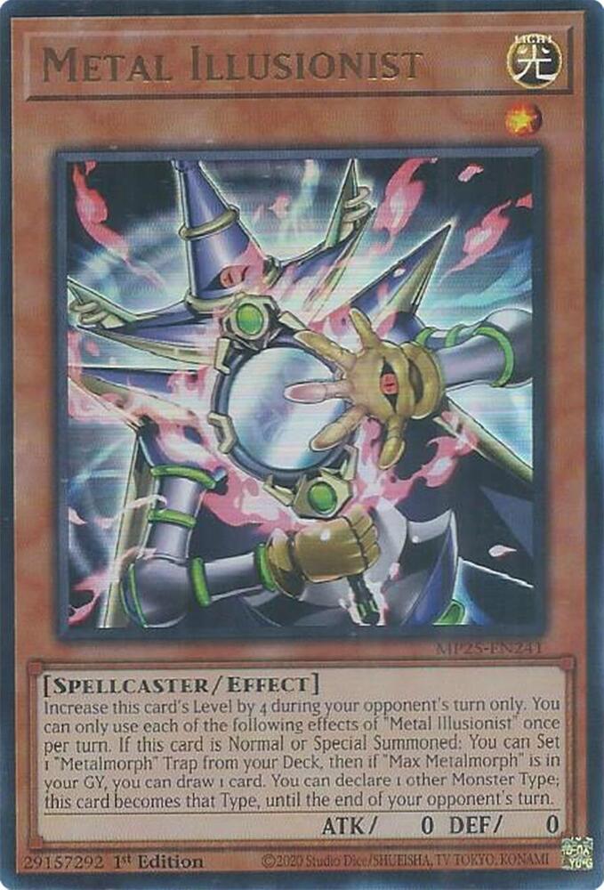 Metal Illusionist MP25-EN241 card from 2025 Mega-Pack