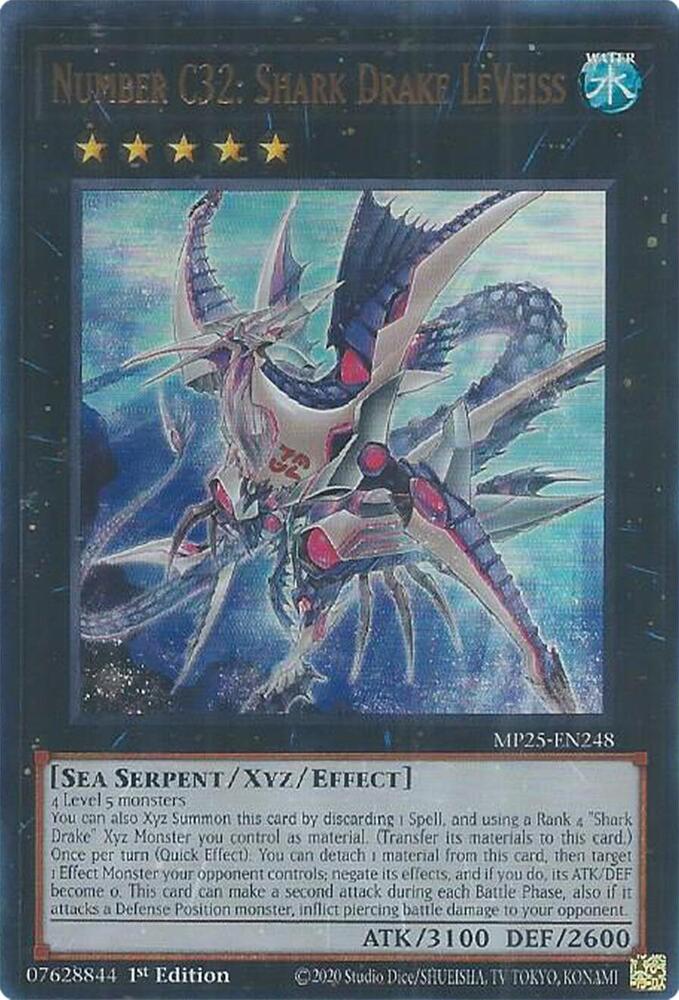 Number C32: Shark Drake LeVeiss MP25-EN248 card from 2025 Mega-Pack