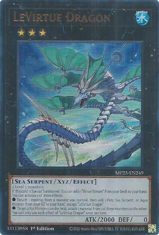 LeVirtue Dragon MP25-EN249 card from 2025 Mega-Pack