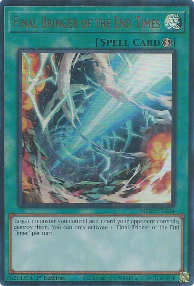 Final Bringer of the End Times MP25-EN254 card from 2025 Mega-Pack