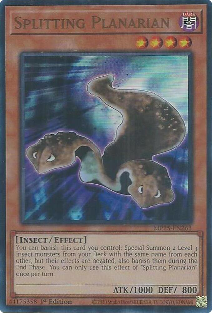 Splitting Planarian MP25-EN263 card from 2025 Mega-Pack