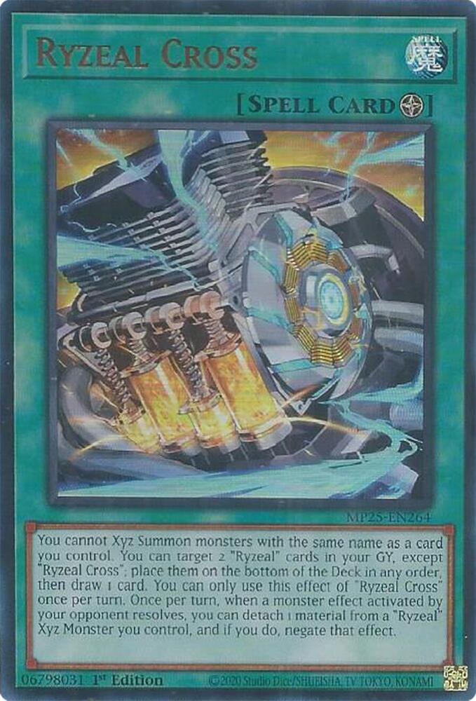 Ryzeal Cross MP25-EN264 card from 2025 Mega-Pack