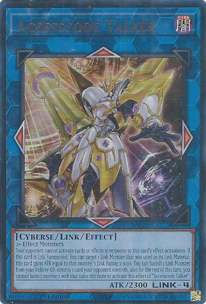 Accesscode Talker MP25-EN272 card from 2025 Mega-Pack