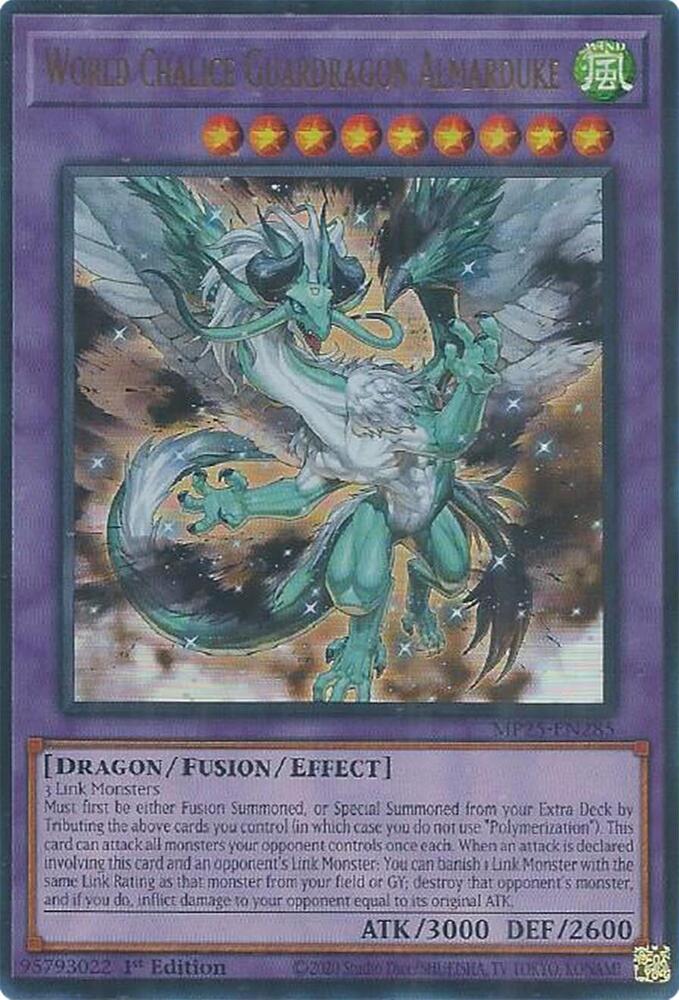 World Chalice Guardragon Almarduke MP25-EN285 card from 2025 Mega-Pack